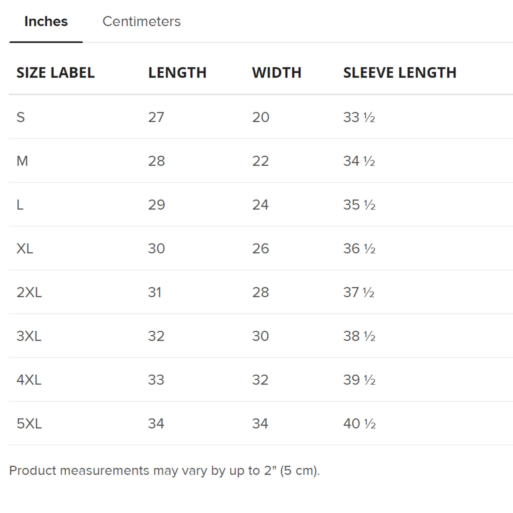 Inches of product measurement for unisex SPARS MOTONOBU TEZUKA hoodie