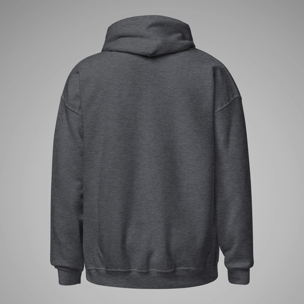 Basic_Hoodie SPARS Logo Dark Heather Back View 1 