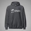 Basic_Hoodie SPARS Logo Dark Heather Front View 1 
