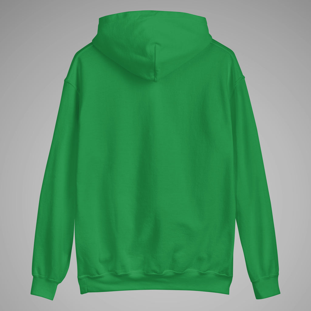 Basic Hoodie SPARS Logo Irish Green Back View 1