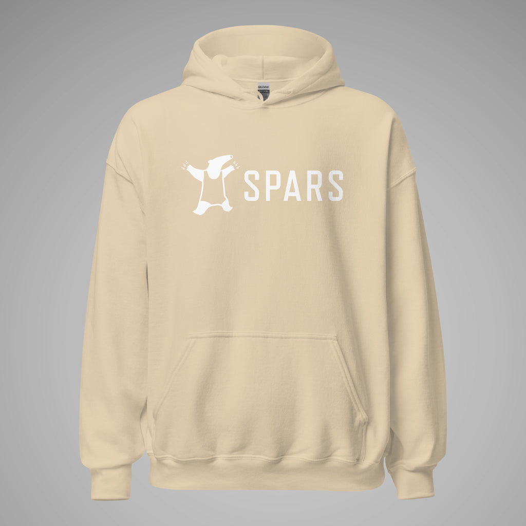 Basic Hoodie SPARS Logo Sand front view 1