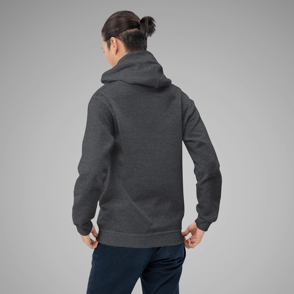 Men's Basic Hoodie SPARS Logo Dark Heather Back View 2