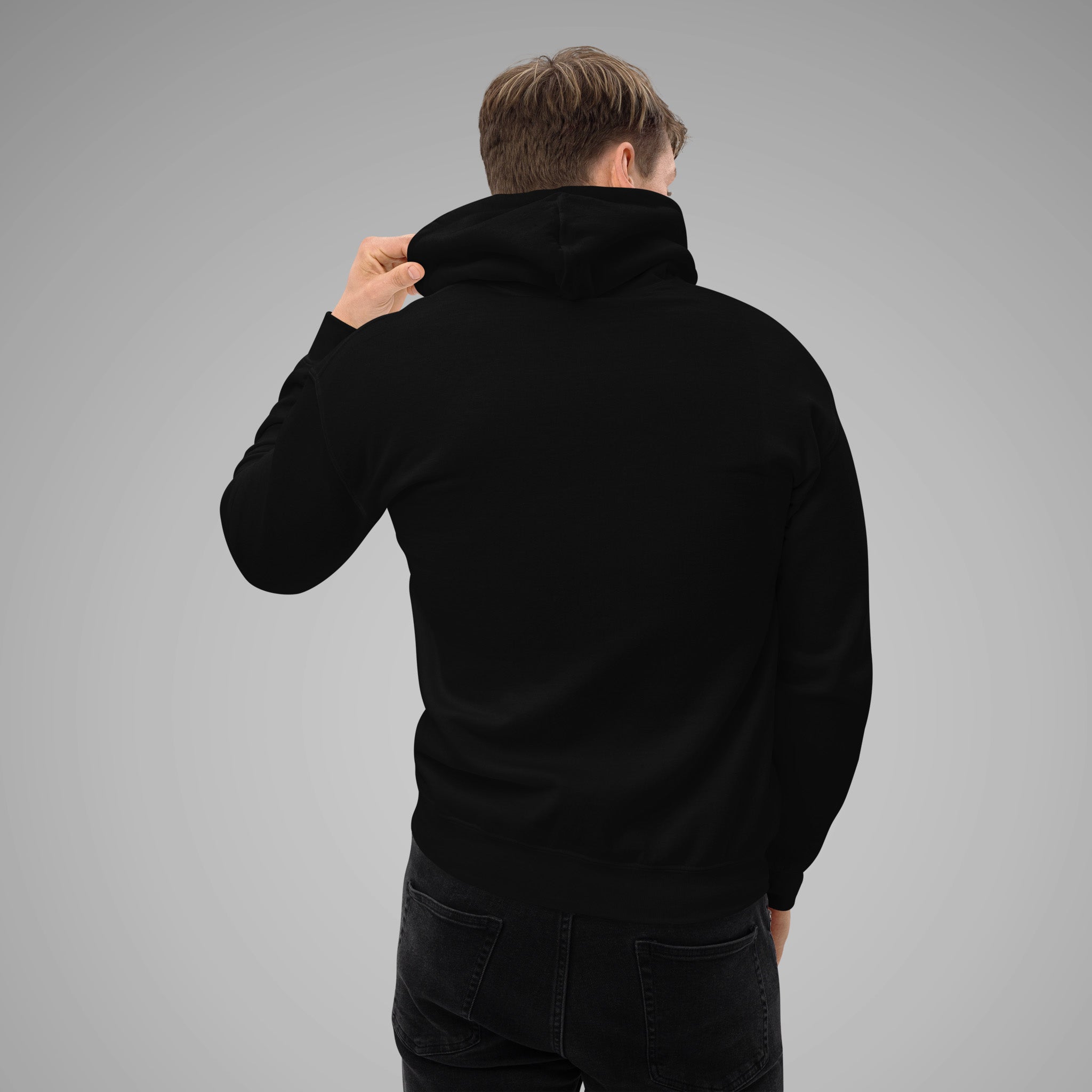 Men's Basic Hoodie SPARS Logo SPARS  MOTONOBU TEZUKA Back View 2