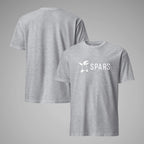 Women's_Basic_Tee_SPARS_Logo_sport grey_front_and_back_view_1