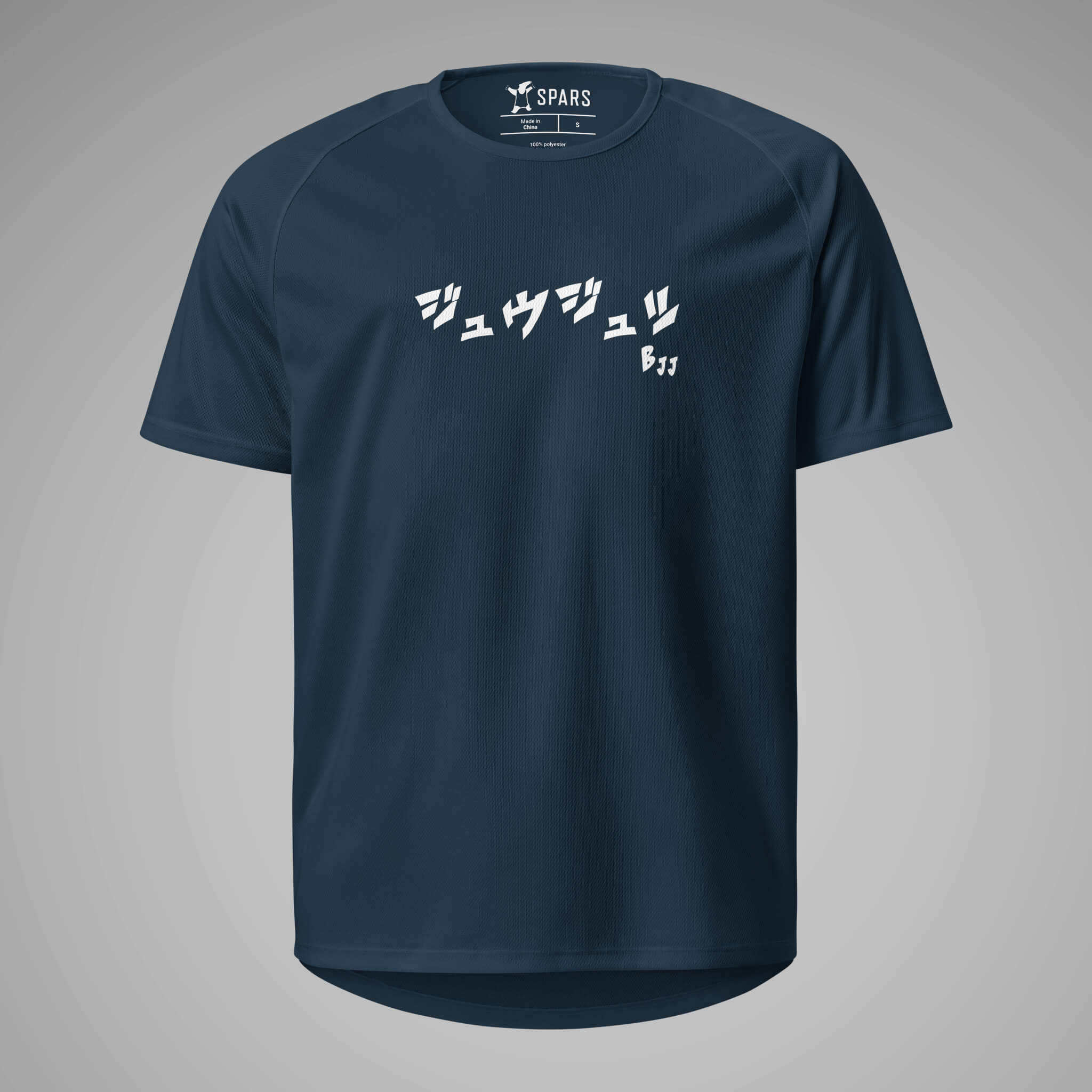 Men's Sports Jersey BJJ KATAKANA french navy front 1