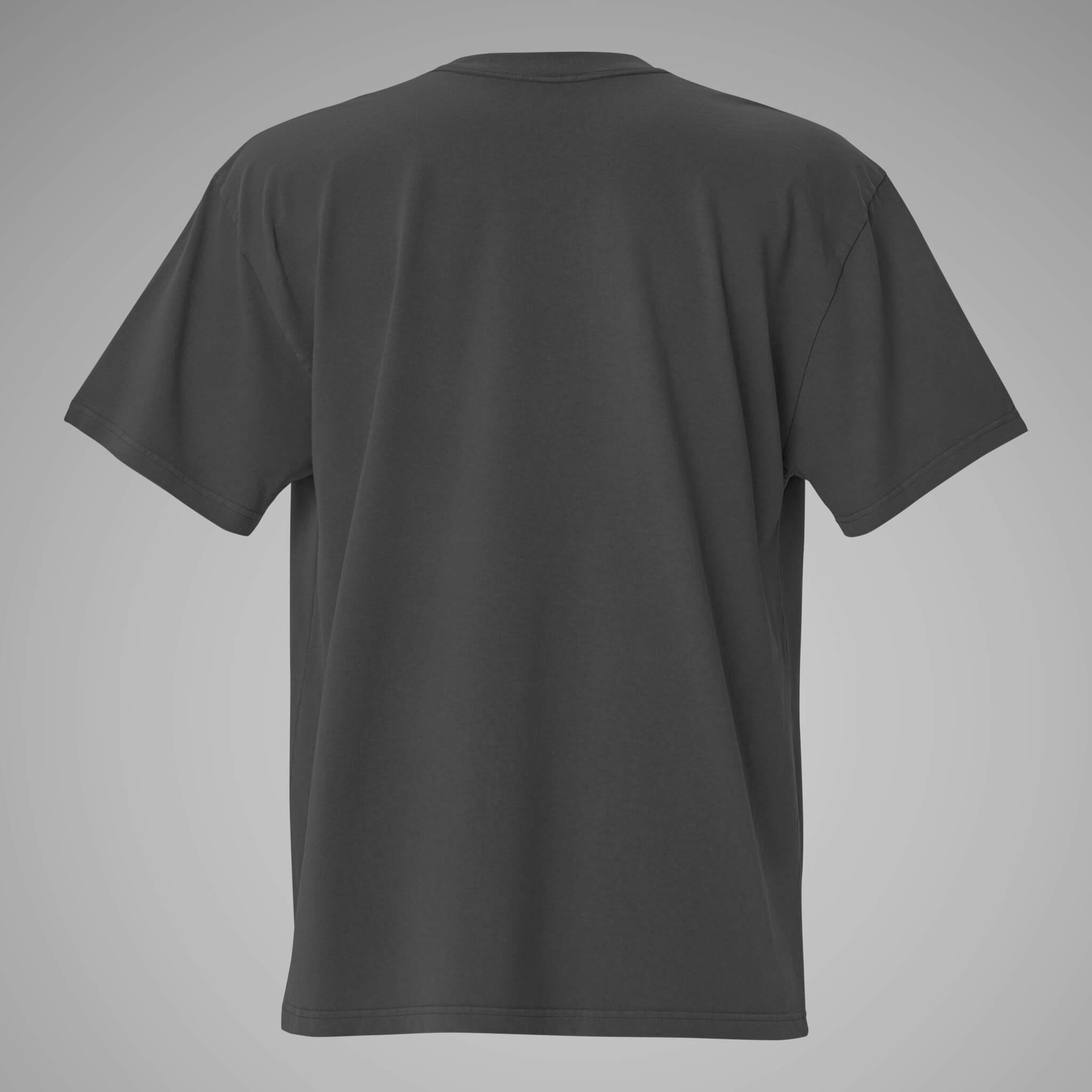 Oversized_Faded_Tee_-_SPARS_KANJI_Logo_Faded_Black_back_view_1