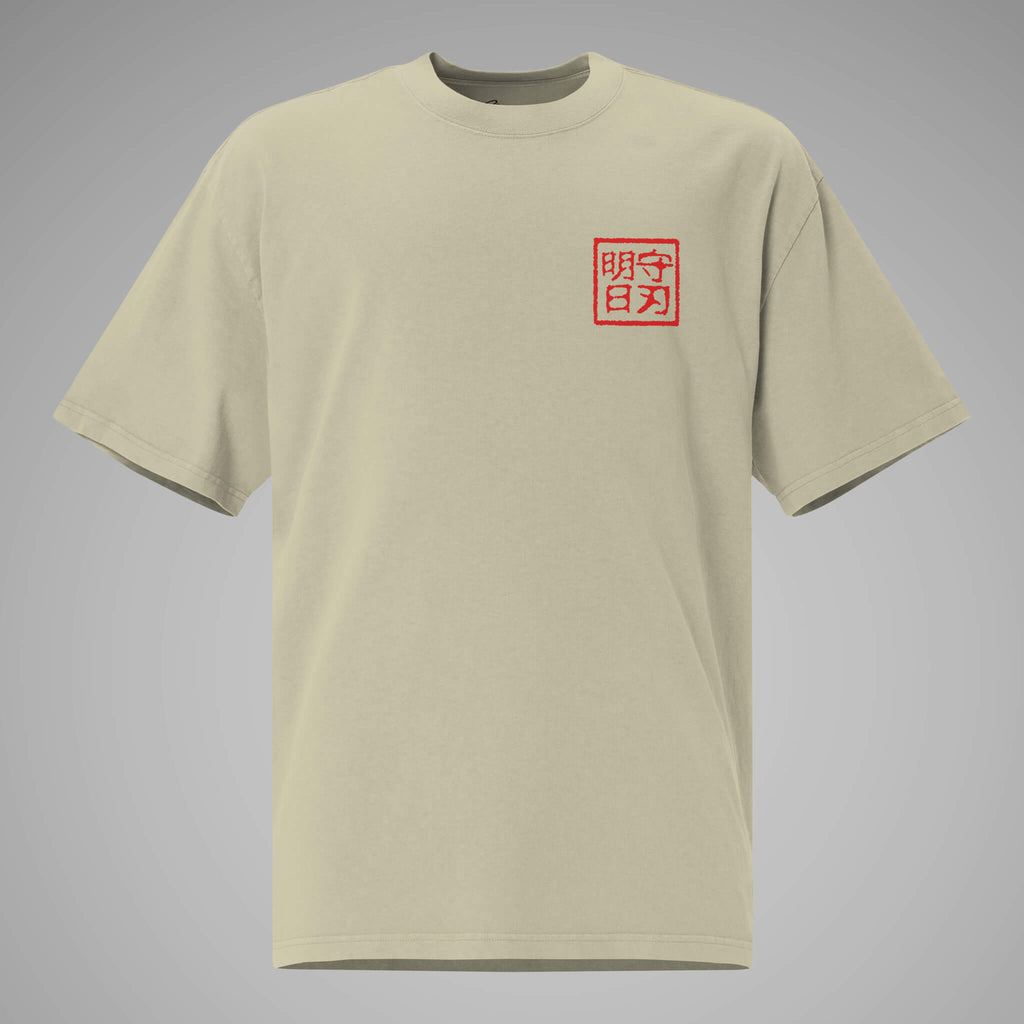 Oversized_Faded_Tee_-_SPARS_KANJI_Logo_Faded Eucalyptus_front_view_1a
