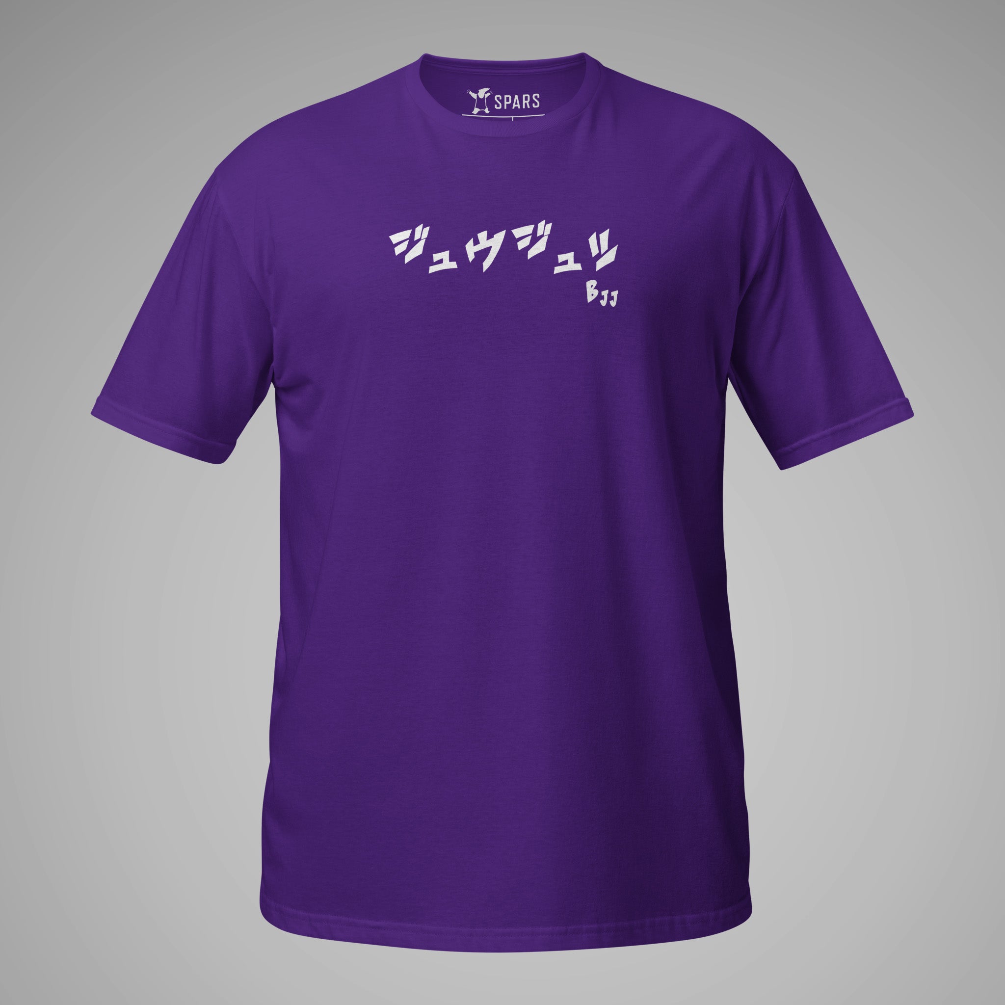 Women's  BJJ KATAKANA Daily Tee_Purple_front_1