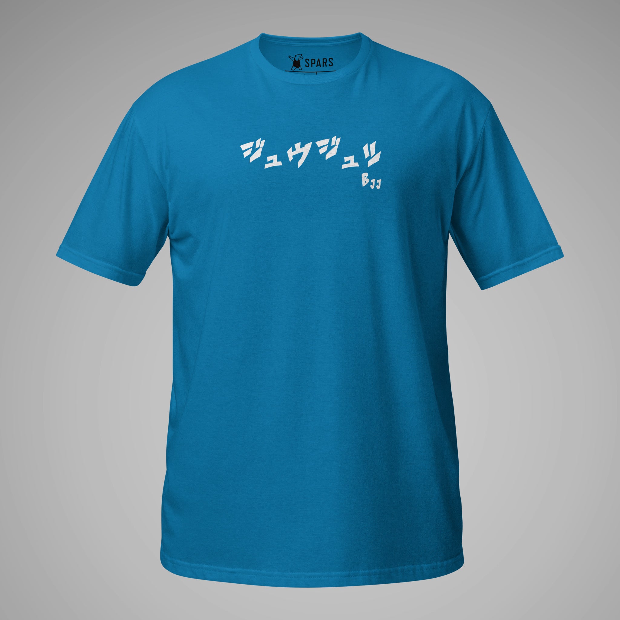 Women's  BJJ KATAKANA Daily Tee Sapphire_front_2