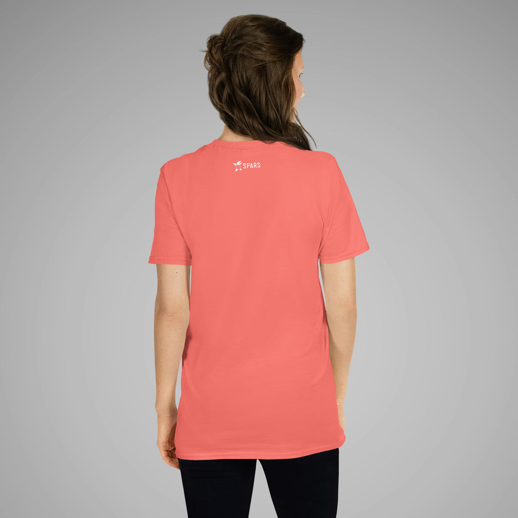 Women's BJJ KATAKANA Daily Tee_coral-silk_back_2