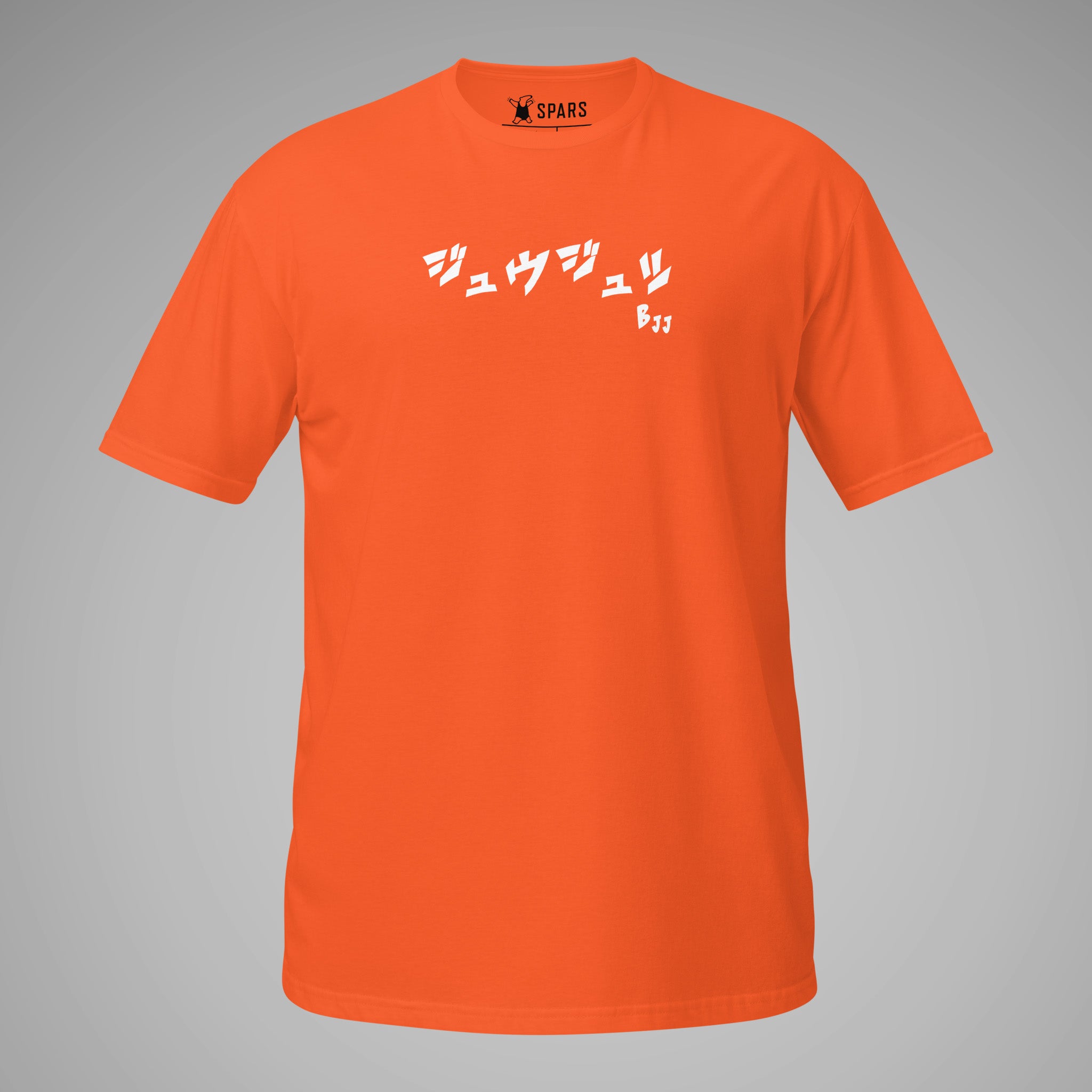 Women's BJJ KATAKANA Daily Tee_orange_front_2