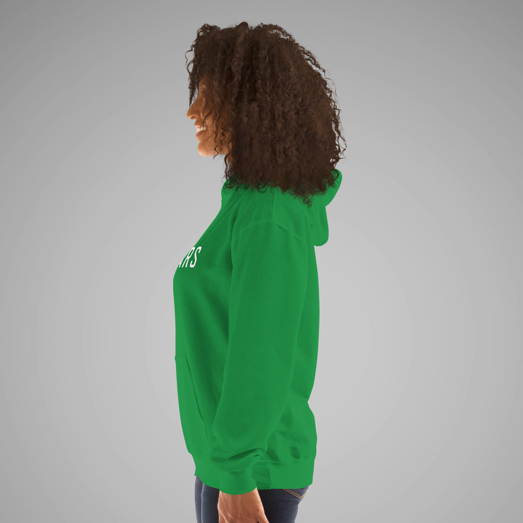 Women's Basic Hoodie SPARS Logo Irish Green Left Front view 2