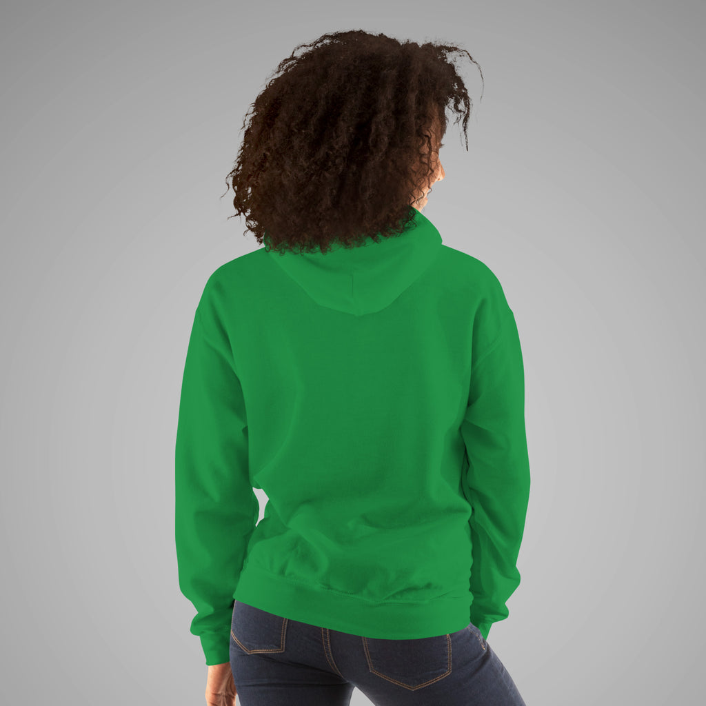 Women's Basic Hoodie SPARS Logo Irish Green back view 2