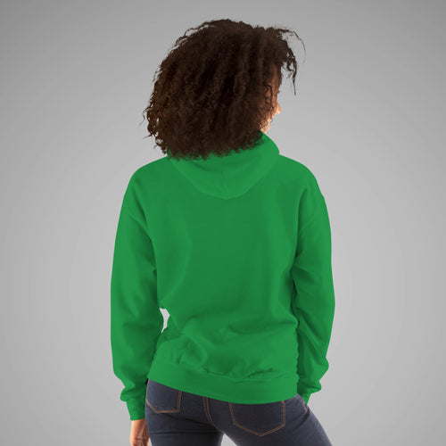 Women's Basic Hoodie SPARS Logo Irish Green back view 2