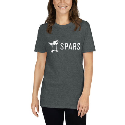 Unisex SPARS dark heather basic logo T-Shirt - front placement