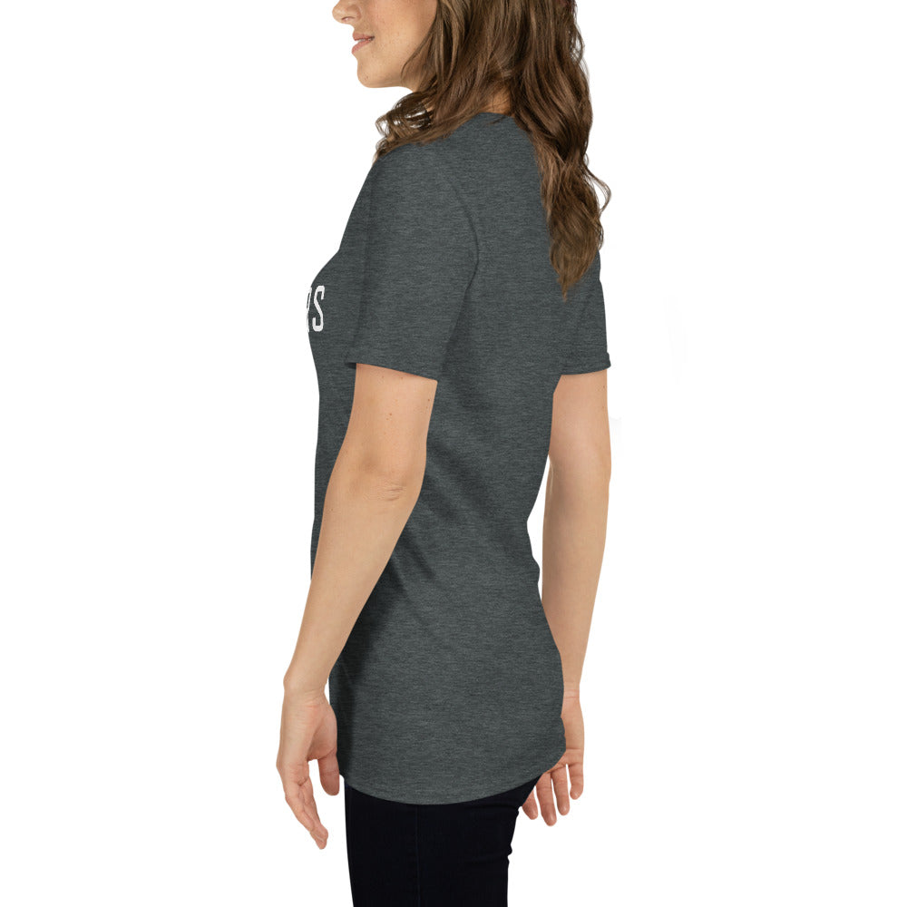 Unisex SPARS  dark heather basic logo T-Shirt - right placement