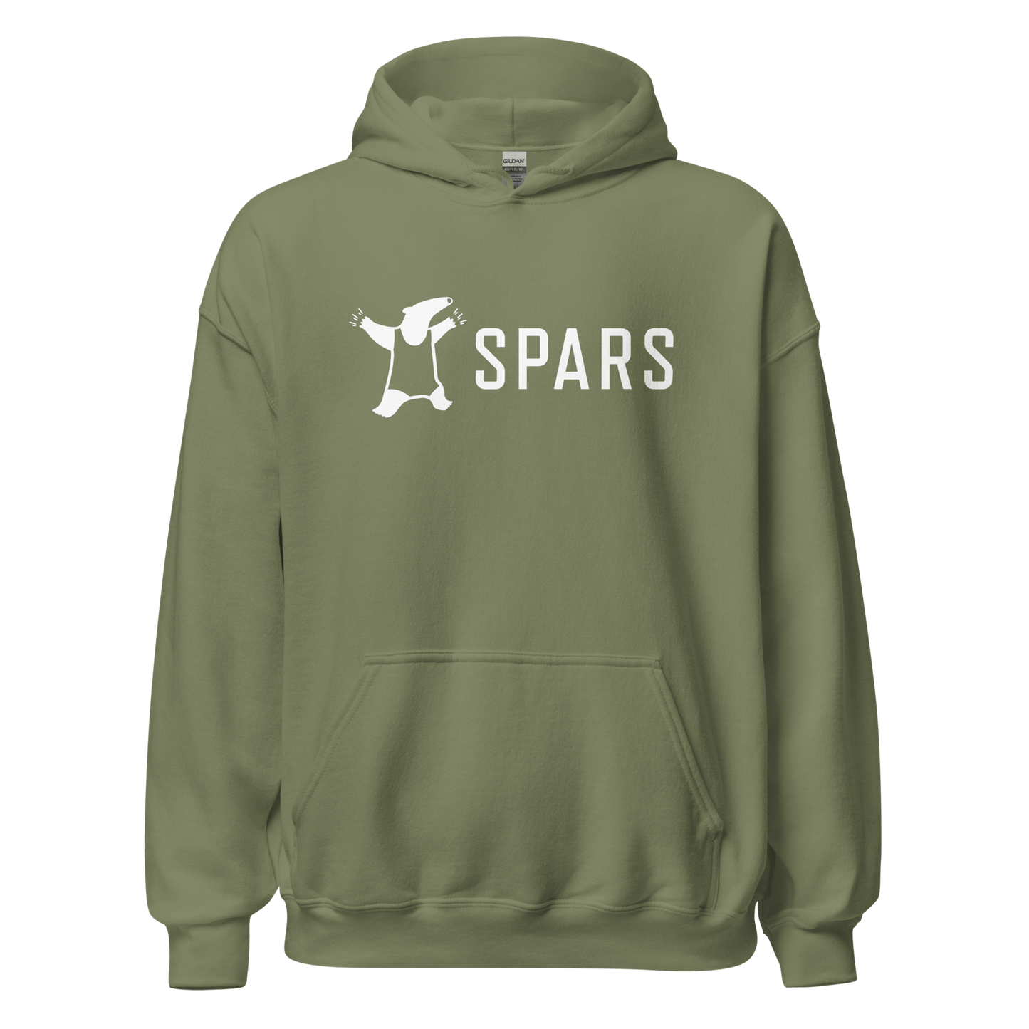 SPARS - Logomark Basic Hoodie - Military  Green