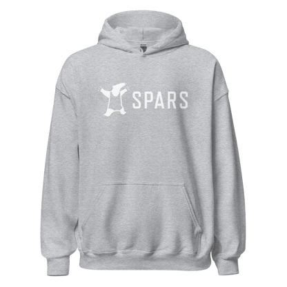Unisex sport grey SPARS logo hoodie - front placement